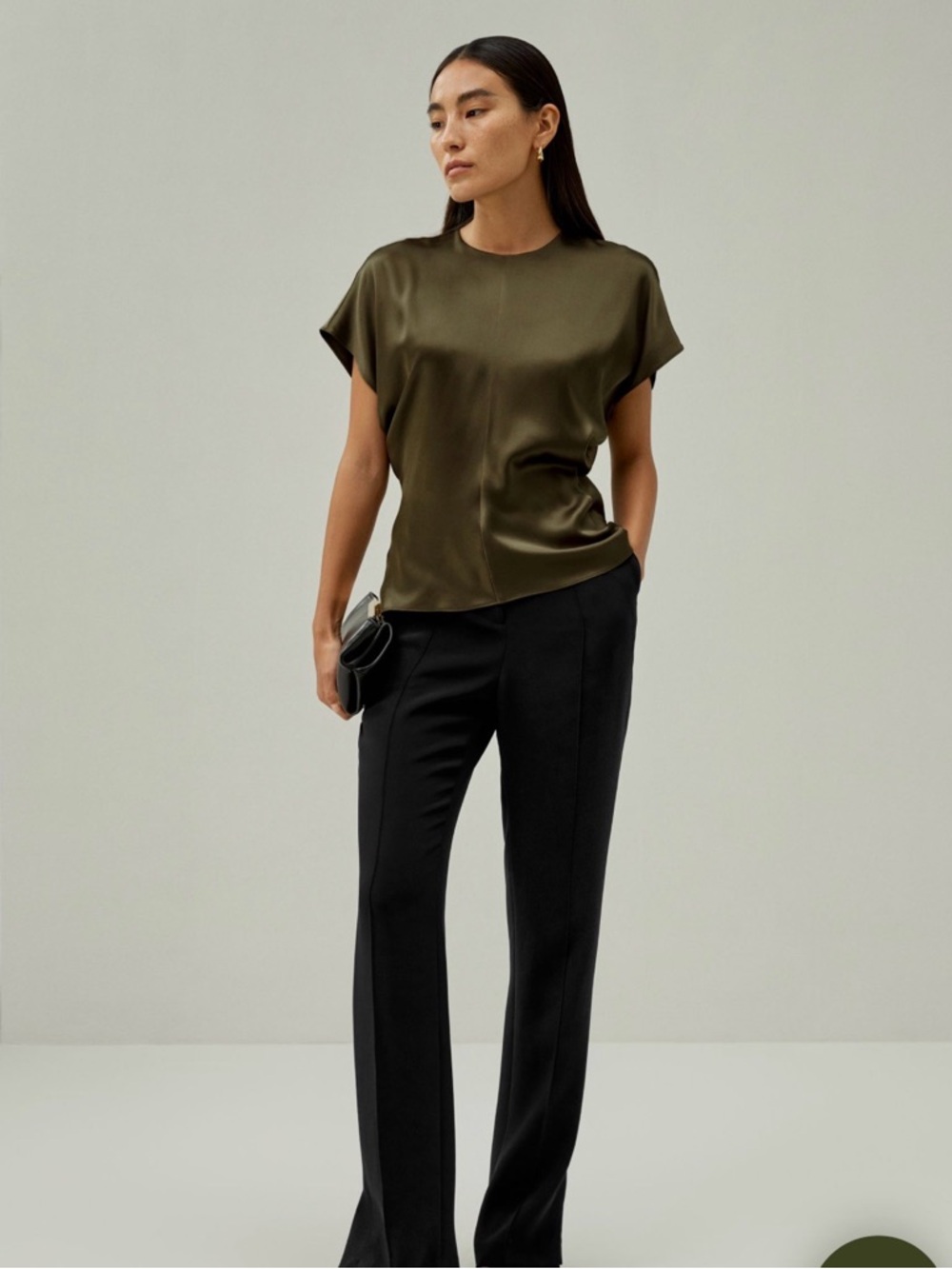 Lily silk short bat wing top retails $185